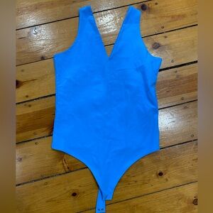 Abercrombie & Fitch Blue Soft Collection Top bodysuit size large